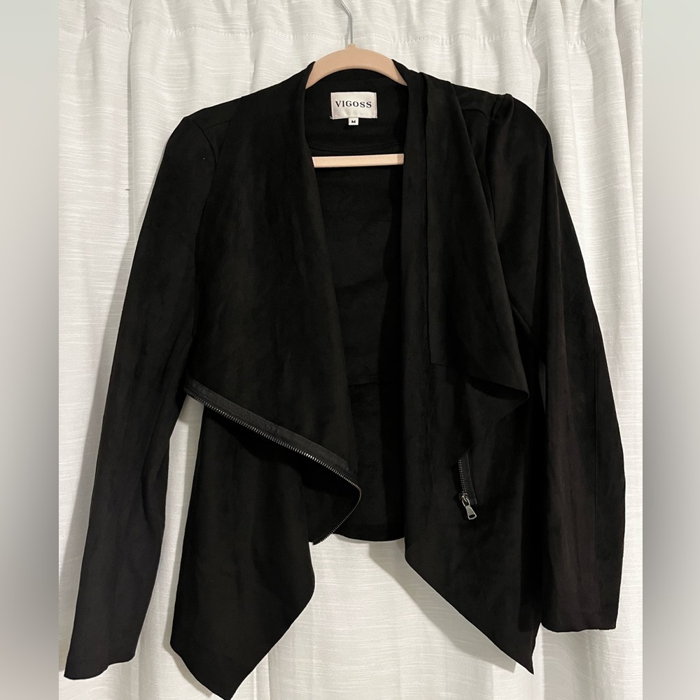 Black Suede Vigoss Jacket
